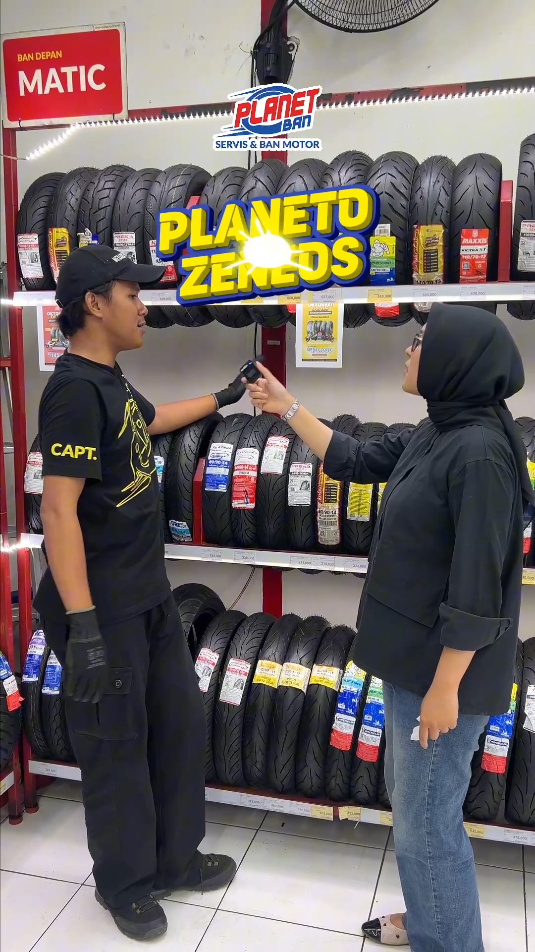 Spill dong kak Kirain mau spill outfit abang, eh malah kepincut sama motornya Makin keren karena udah pakai ban Plane...