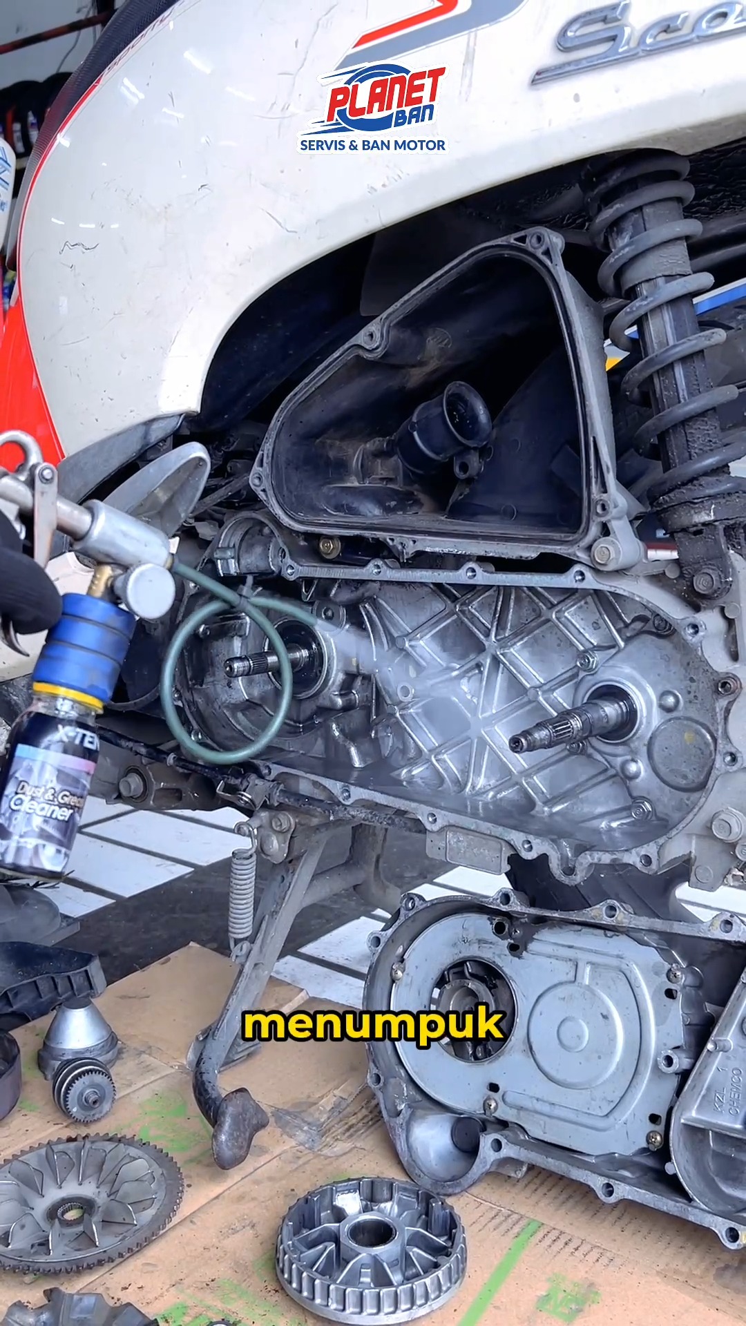 Motor lama gak servis CVT jadi sarang debu Tarikan motor tiba tiba berat Bisa jadi debu di area CVT numpuk akibat ja...