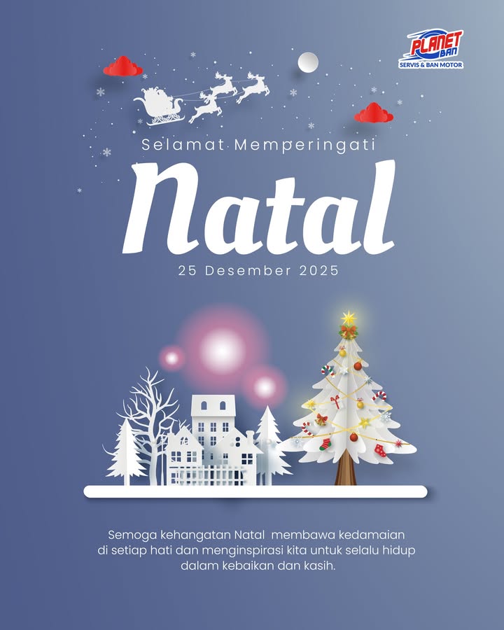 Merry Christmas 2025 Desember penuh sukacita, kedamaian, dan momen berharga bersama orang tersayang