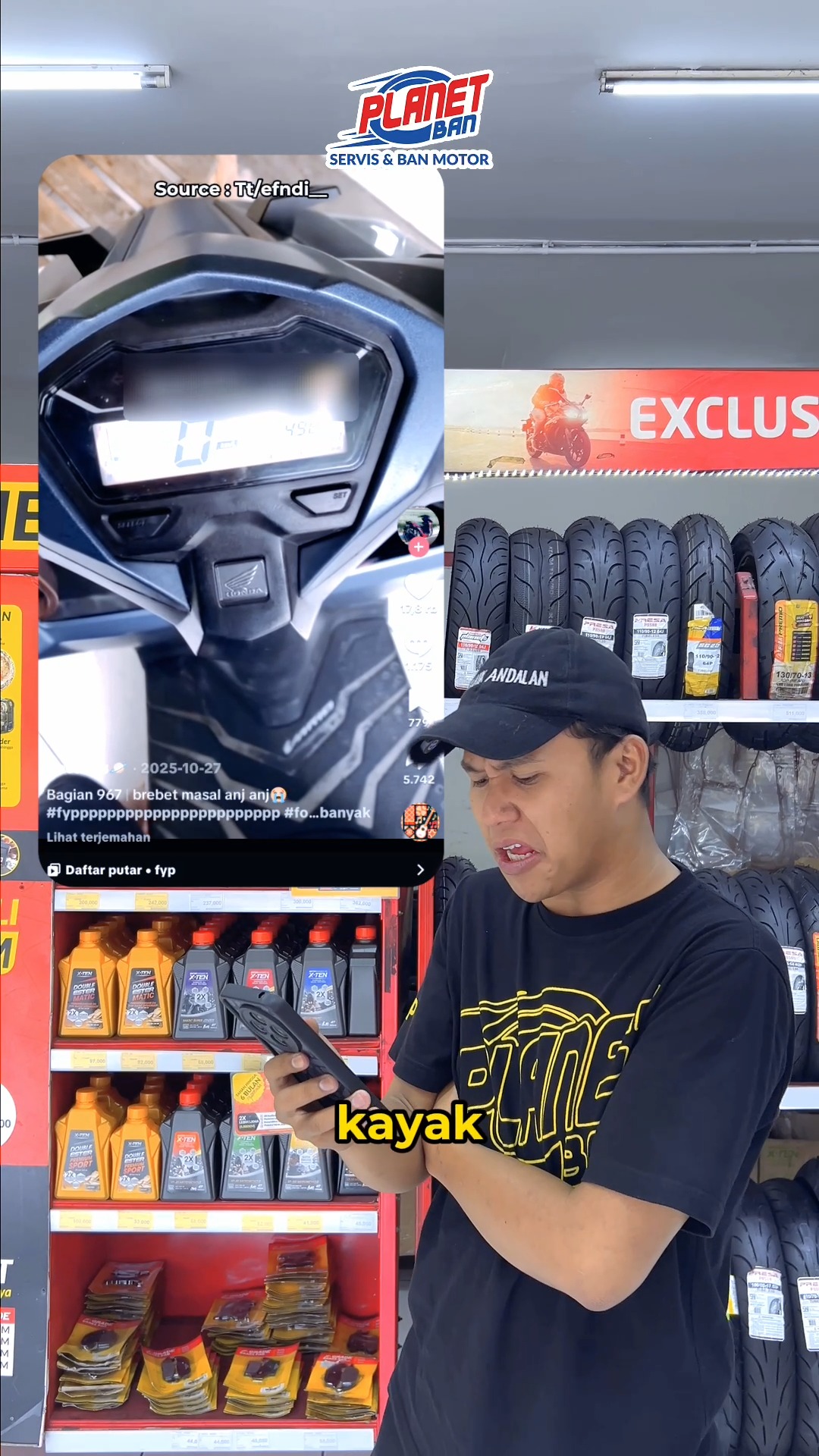 Mesin berat, tarikan brebet, atau bensin boros Bisa jadi ada kotoran numpuk di ruang bakar dan injeksi Solusinya gam...