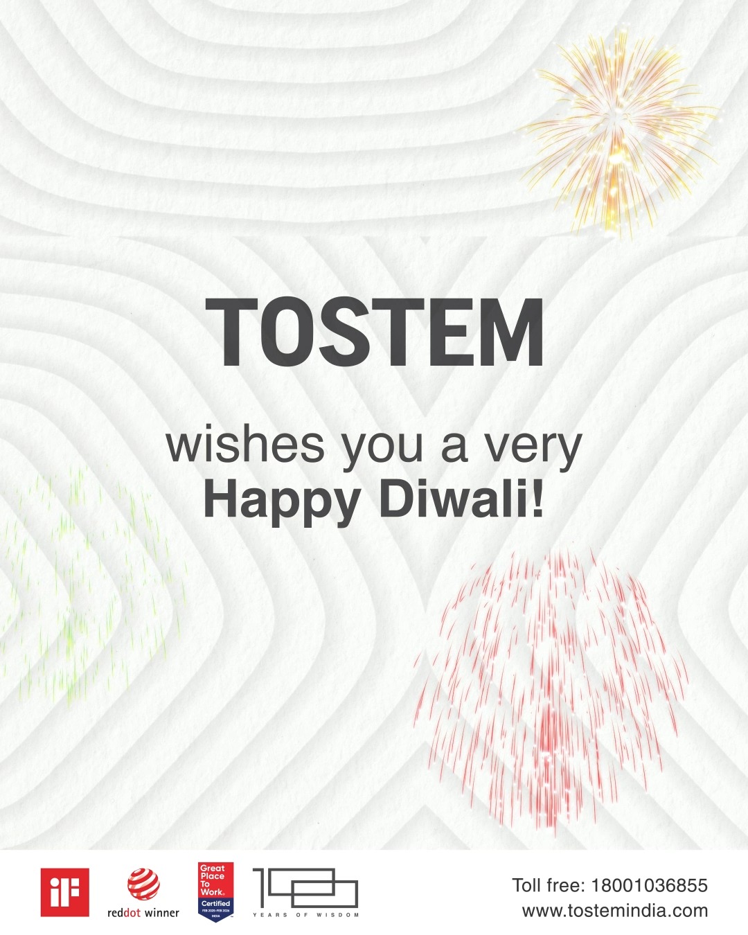 This Diwali, lets celebrate the light of togetherness and prosperity Heartfelt Diwali wishes from our TOSTEM leaders in Jap...