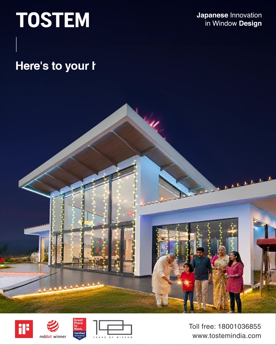 May your home shine as bright as the diyas, and your heart feel as warm as the festive lights