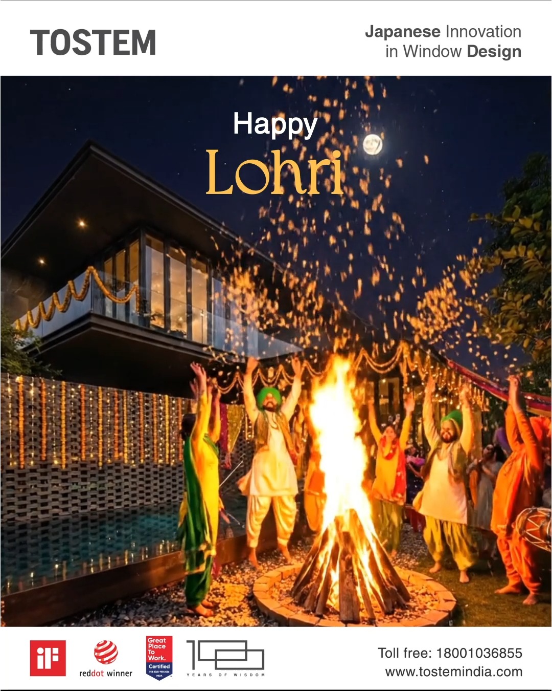 As the warmth of the Lohri fire brings new beginnings, may your home be filled with prosperity, comfort, and innovation