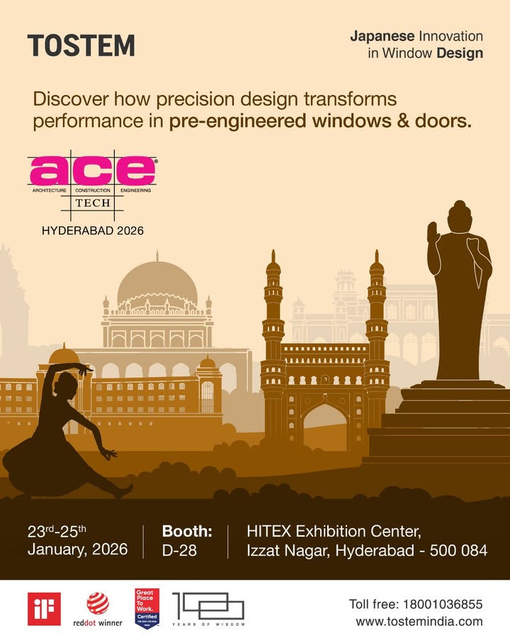 Discover Japanese innovation in precision window design at ACETECH Hyderabad 2026