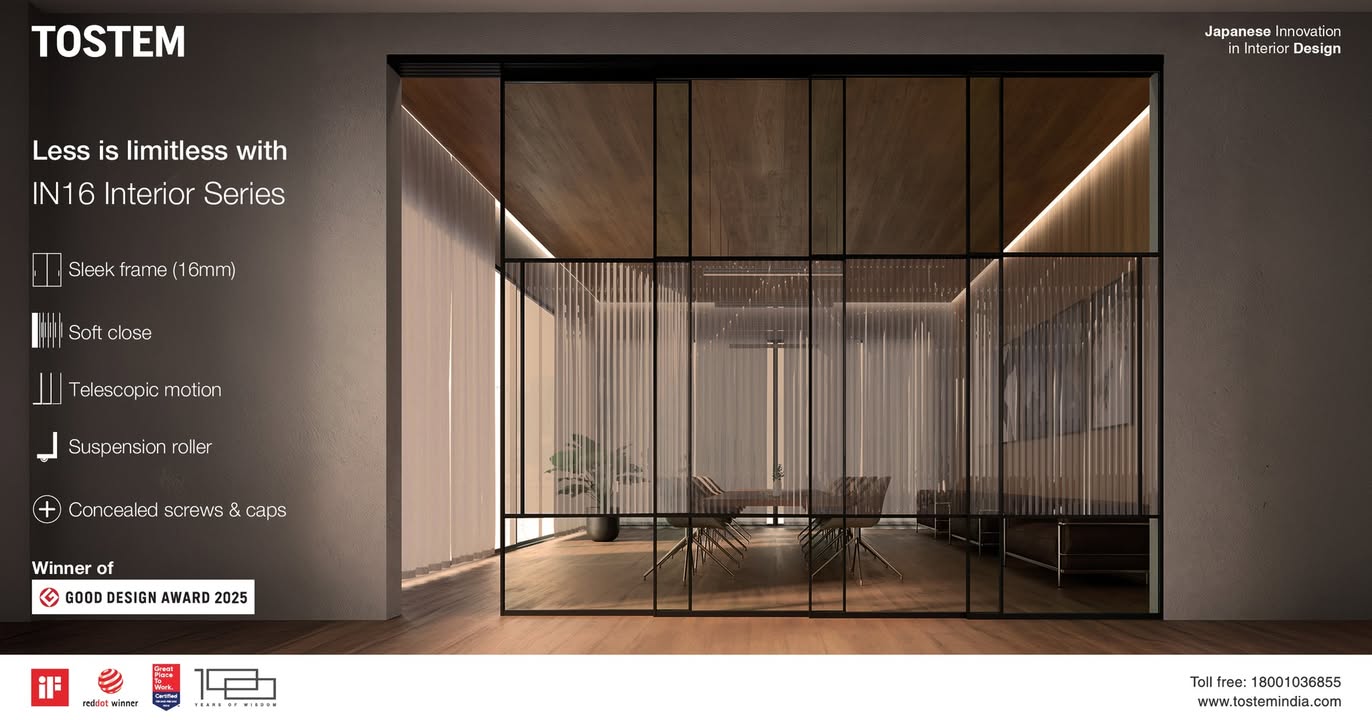 Elevate your space with the IN16 Interior Series by TOSTEM Experience the perfect fusion of sleek design and cutting edge ...