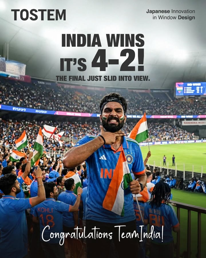 A win that the whole nation felt. India marches into the final