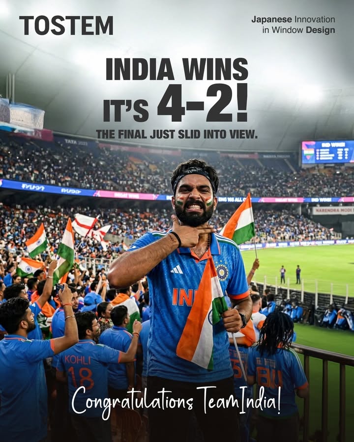A win that the whole nation felt. India marches into the final