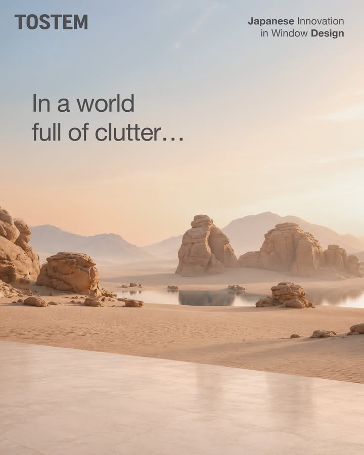 True luxury isnt about adding more, its about the freedom to clear it all away
