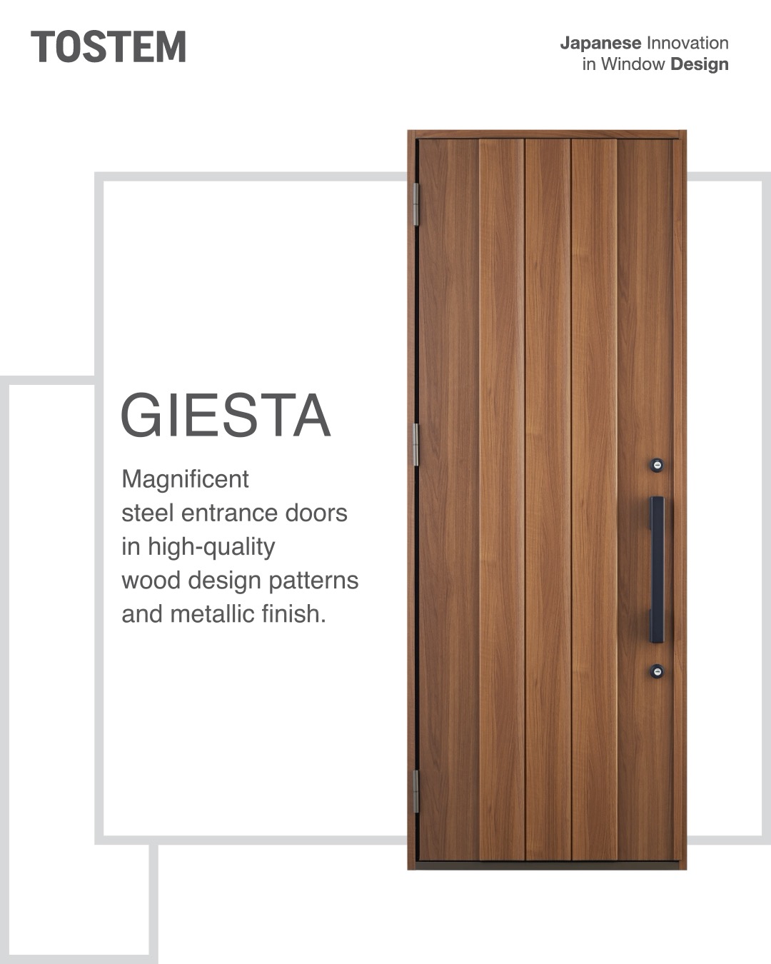 When your home is of a certain calibre, the entrance should be nothing short of a masterpiece