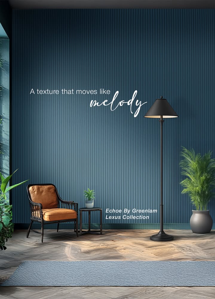 Echoe by Greenlam Lexus Collection, Indias first 1.50 mm fluted laminates, brings music to your interiors