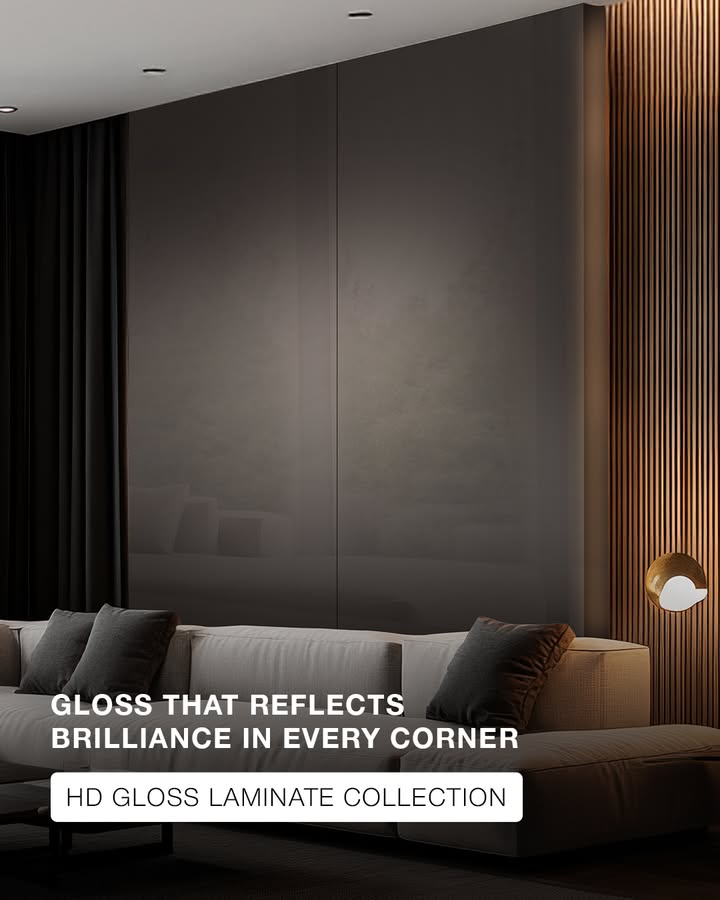 HD Gloss Laminate Collection brings together stunning aesthetics and everyday durability