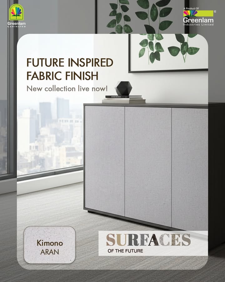 Surface design, reimagined. Interior spaces, transformed The Greenlam Laminates New Collection is ready for you