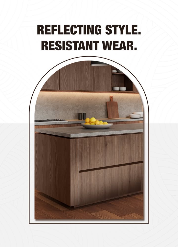 With a mirror like sheen HD Gloss Laminate Collection elevates interiors, backed by advanced resistance to everyday wear