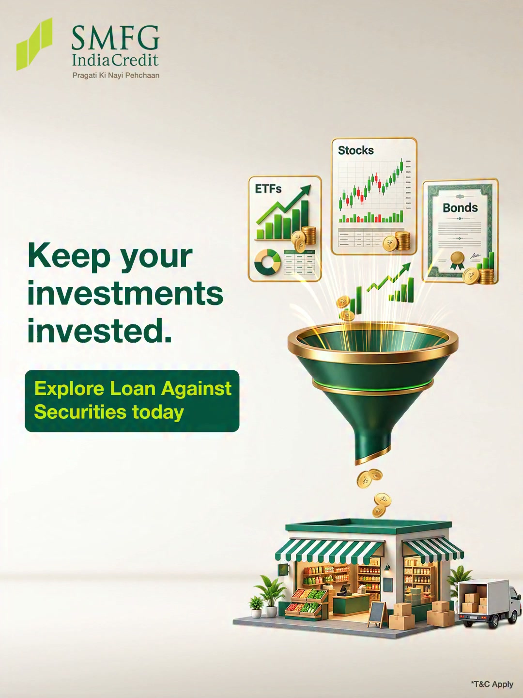 Investments are built with a long term view. But business requirements can call for funds at any time
