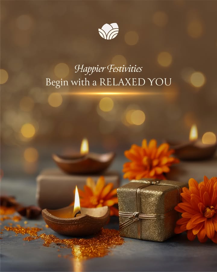 This Diwali, celebrate from the inside out Amid the sparkle of lights and festive cheer, take a moment to slow down...