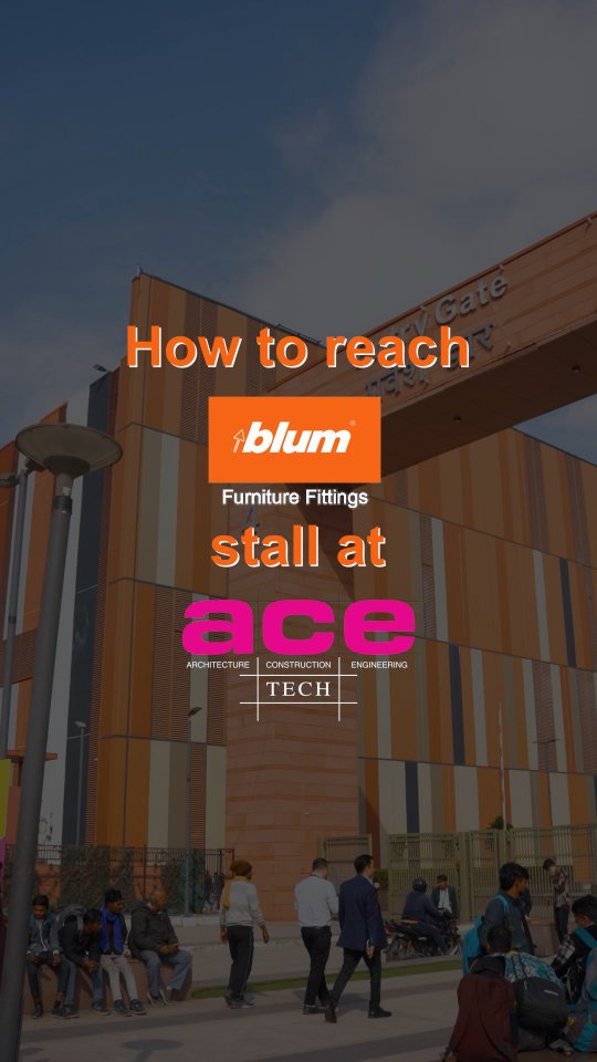 Lost on your way to the Blum booth The halls at ACETECH Delhi can feel like a maze, but we ve got you covered with a ...