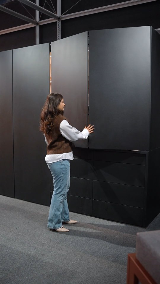 Ever wish your living space could adapt to what you need in the moment Blum s REVEGO pocket systems make it possible to c...