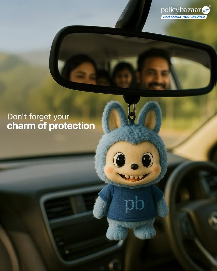 Dont forget your protection charm. policybazaar labubutrend insurance