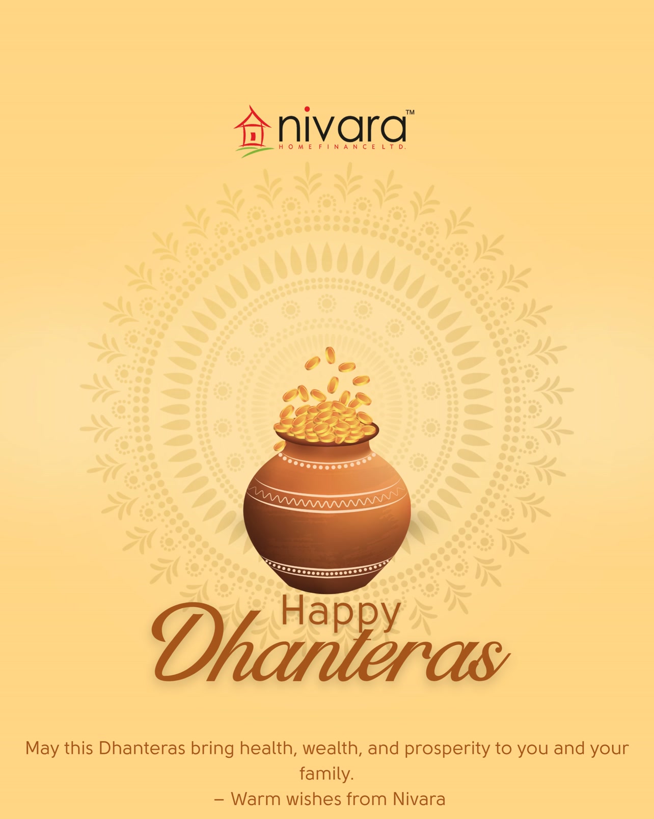 Team Nivara wishes you a prosperous Dhanteras May this auspicious day bring good health, wealth, and endless blessings int...
