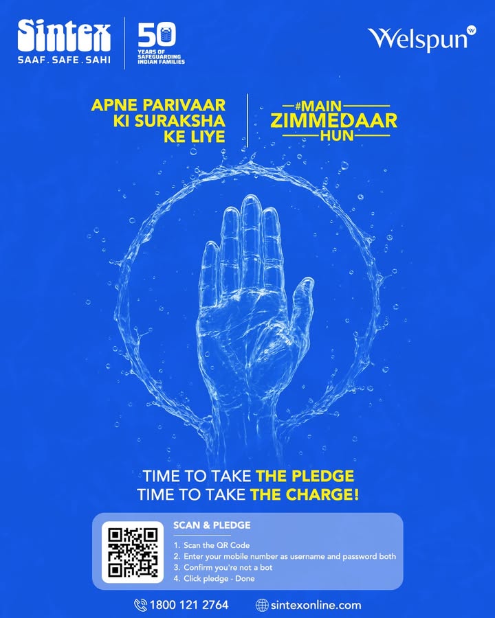 A pledge is only as strong as the intent behind it. When you say MainZimmedaarHun, youre taking ownership of every drop that keeps your family safe. Join Sintex in making clean, safe water a shared responsibility A pledge is only as strong as the intent behind it