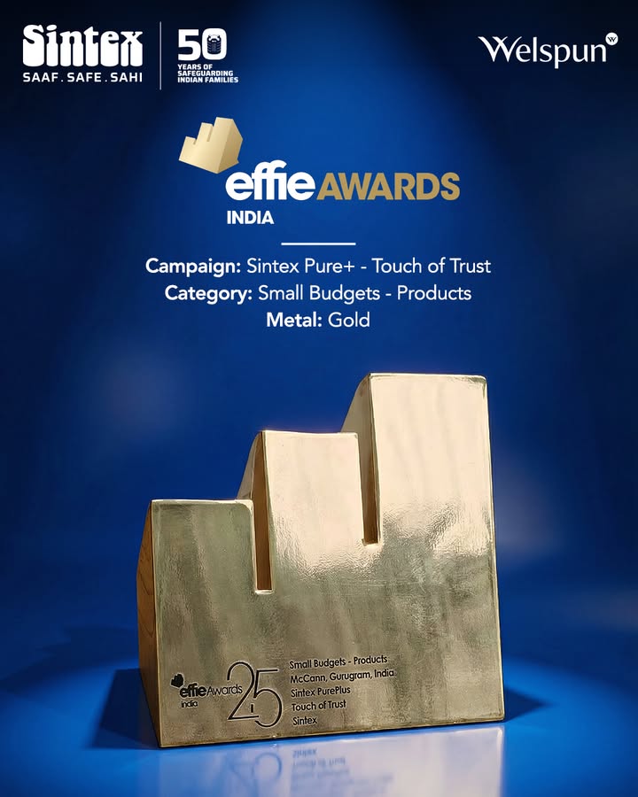 We are thrilled to announce that the Sintex Pure Touch of Trust campaign has won Gold at the Effie Awards India, in colla...