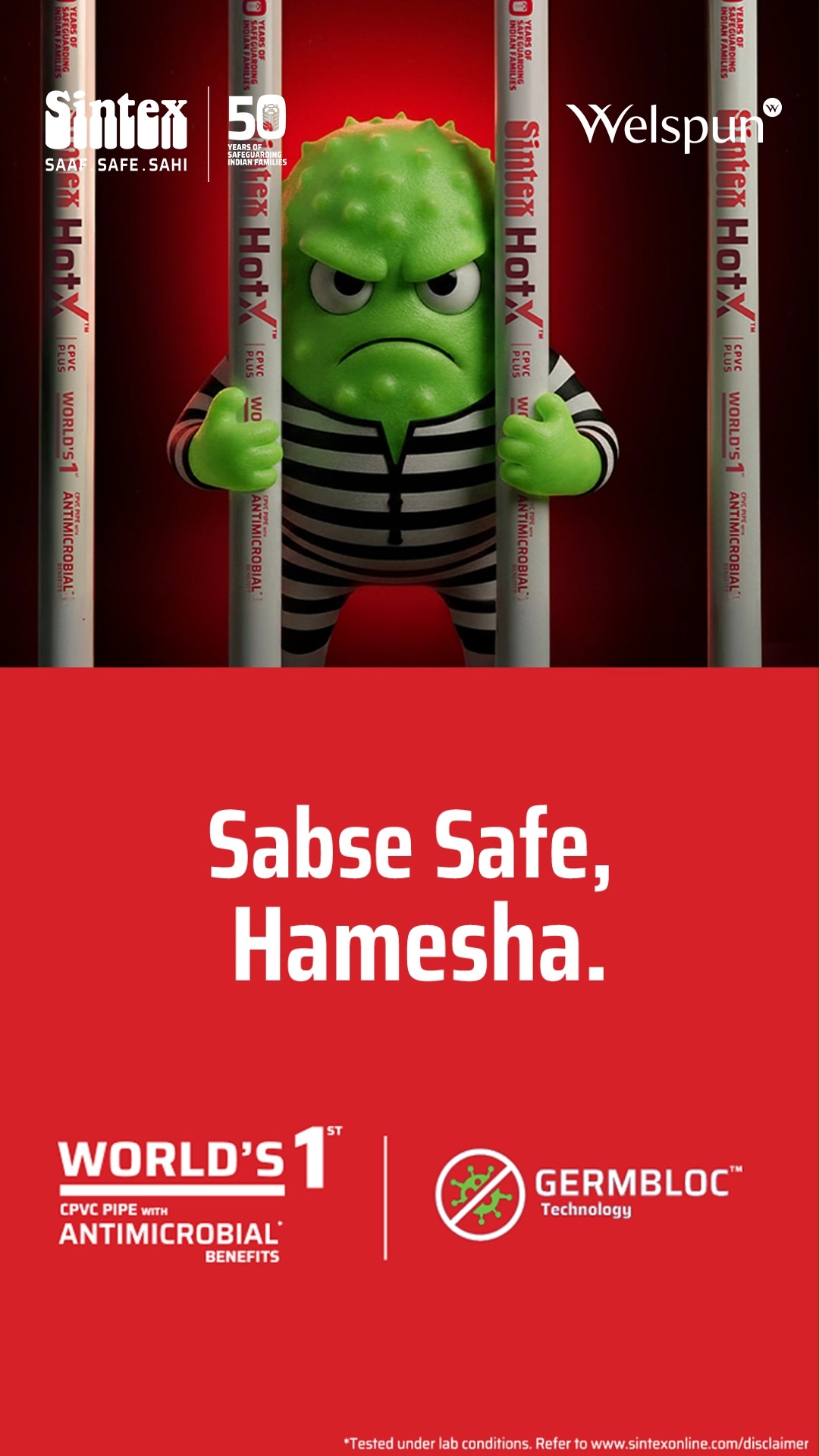 Uninvited guests arrived at Plumbex 2025 to break through Sintex CPVC Pipes