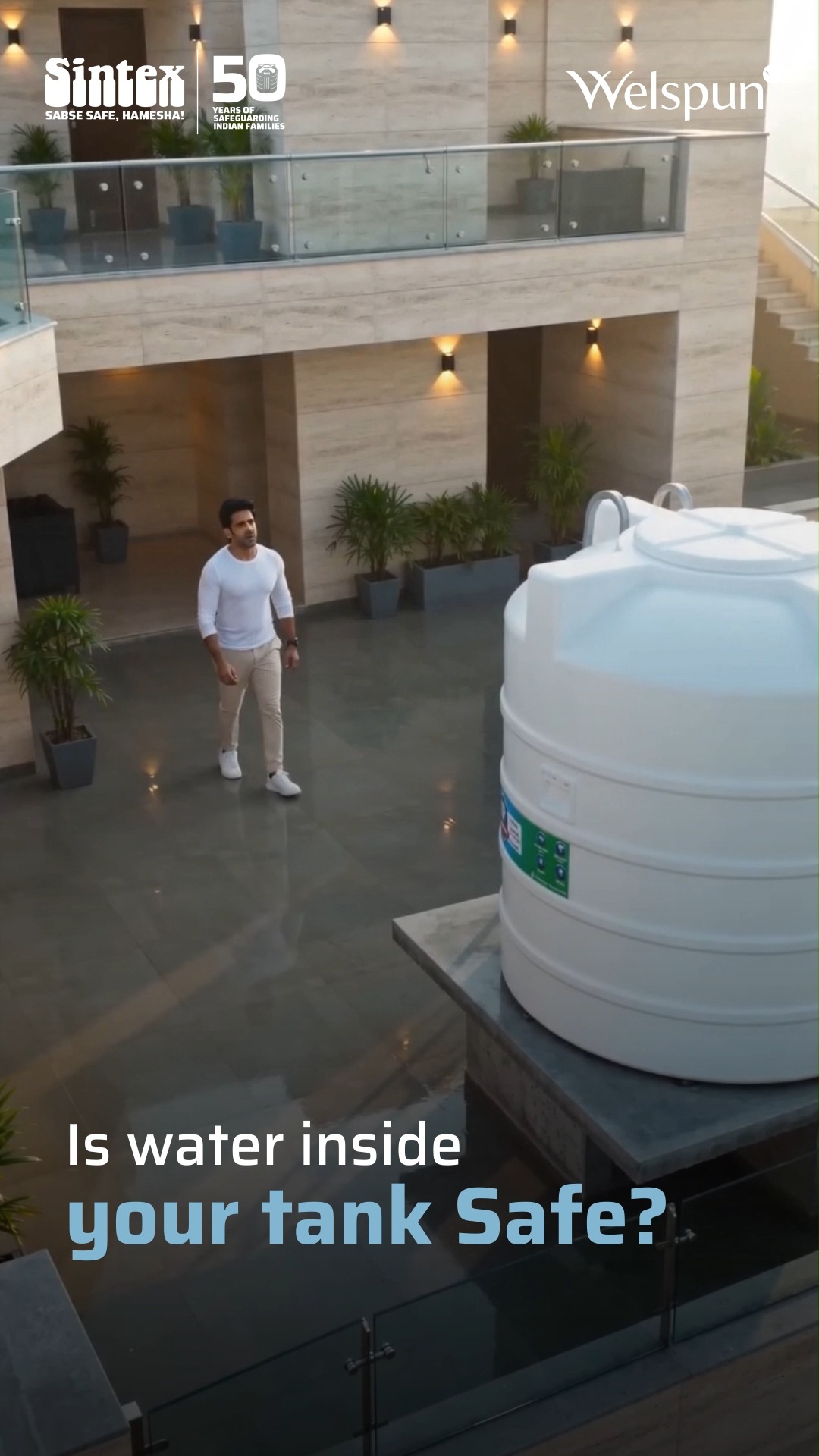 Water safety doesnt start at the tap, it starts with your water tank