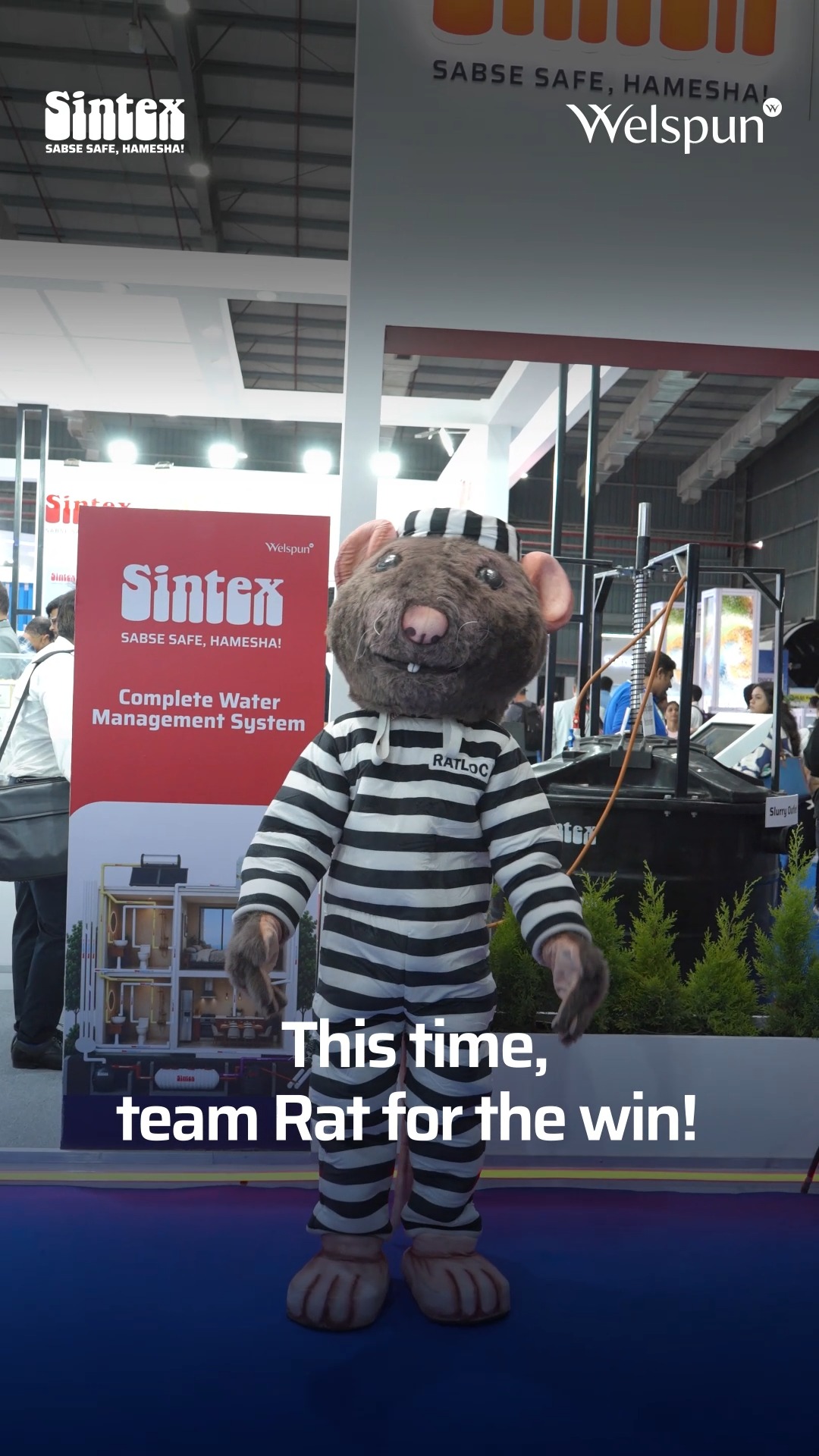 Spotted Mr. Rat at IFAT India 2026 He came all warmed up and ready for another attempt