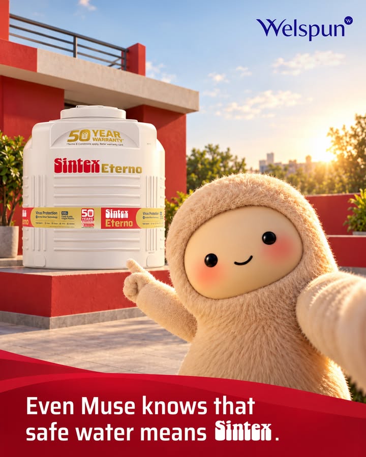 When it comes to safe water, Muse doesnt need a second opinion because Sintex has been keeping families safe for years