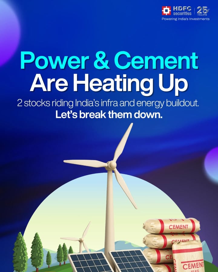 Whats riding Indias infra and energy boom this week Two picks REC Ltd and Sagar Cements with strong upside as dem...