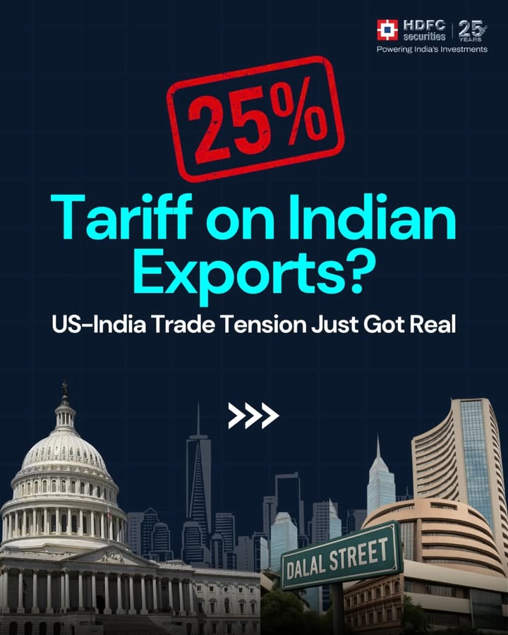 It started with trade talks. Now were looking at a 25 tariff. 6 Indian companies just landed on a U.S