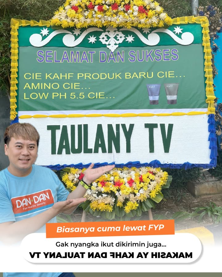 Apa ini miskah Biasanya cuma liat di FYP, tau tau ikutan dapet karangan bunganya taulany tv juga xixixi Makasih juga ka...