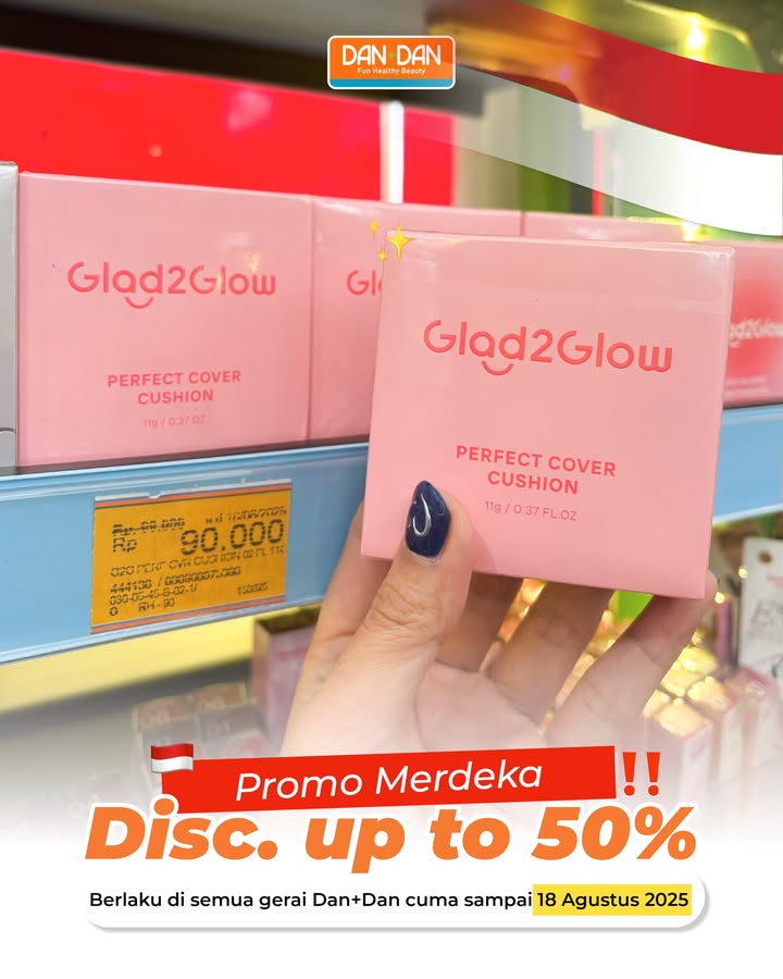 Merdeka itu bebas Bebas pilih produk promo di Dan Dan yang lagi diskon sampai 50 Yuk restock cushion dan ...