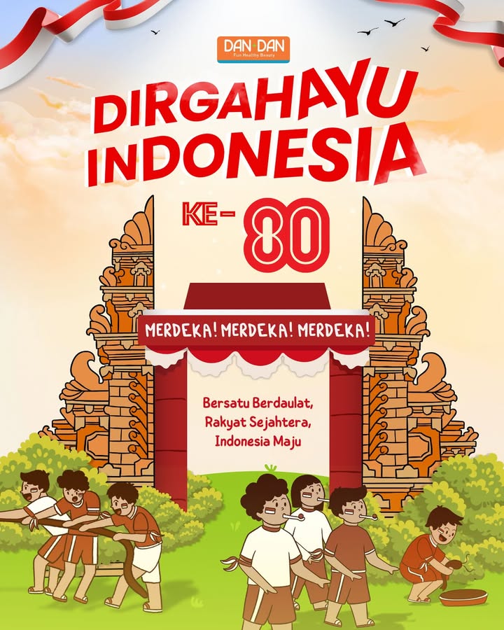 MERDEKA Selamat merayakan hari 80 tahun Indonesia merdeka Mari lanjutkan perjuangan dengan persatuan, kerja nyata,...