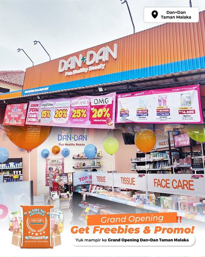 Yeayyy hari ini Dan Dan buka toko baru lagi di Jakarta Timur Warga Taman Malaka dan sekitarnya merapat yukkk, banyak hadi...