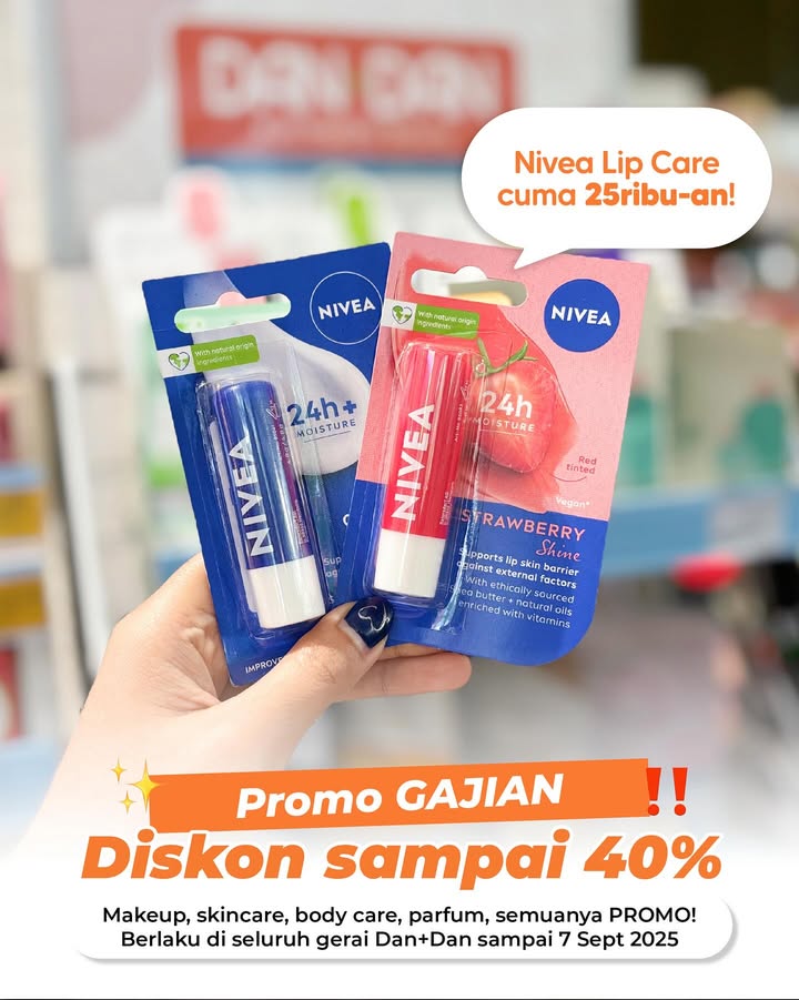 Promo Gajian bulan ini sampai 7 September 2025 ada banyakkkkk banget Buruan mampir ke Dan Dan terdekat dan restock makeup s...
