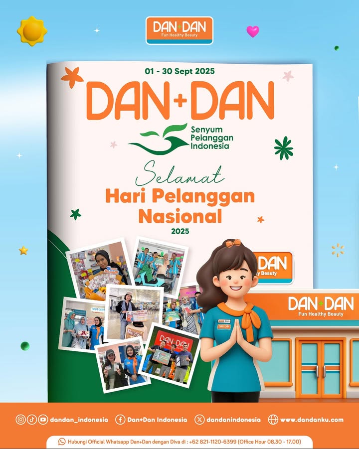 Halo September Bertepatan dengan perayaan Hari Pelanggan tgl 4 Sept, Dan Dan udah siapin banyak promo spesial, aktivit...