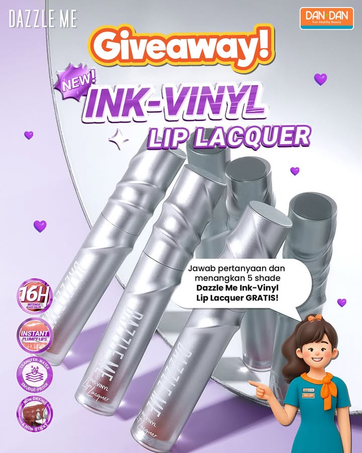 GIVEAWAY ALERT Ada produk baru dari dazzleme id, dan kamu berkesempatan buat jadi orang orang pertama yang nyobai...