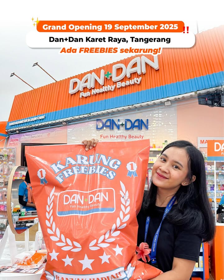 Yeayyy hari ini Dan Dan buka toko baru lagi di Tangerang Warga Karet Raya segera merapat yukkk, banyak hadiah langsung da...