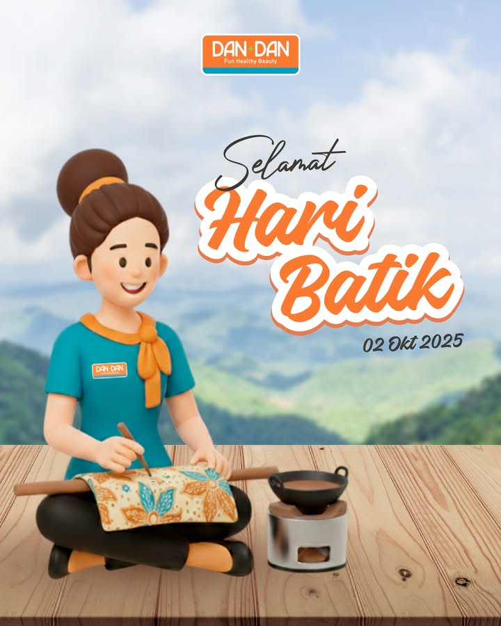 Hari ini kita tidak hanya memakai batik, kita mengenakan sejarah, kebanggaan, dan cinta untuk Indonesia