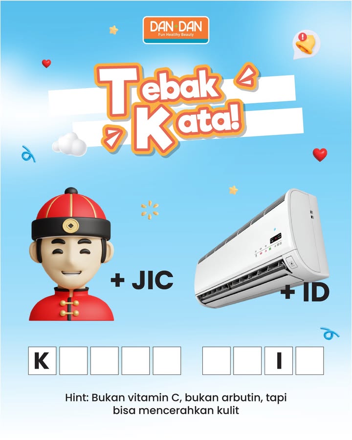 Kira kira apa jawabannya TebakKataDanDan AyoKeDanDan DanDanIndonesia DanDanStore