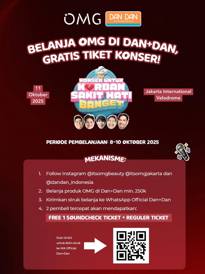 Siapa yang mau ngegalau GRATIS bareng juicyluicyband dan adriankhalif di konseruntukkorbansakithati Sini mampi...