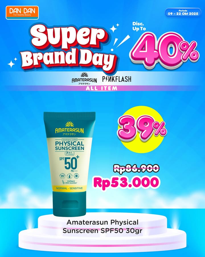 Kita start promo duluan yuk sebelum double date besok Super Brand Day disc