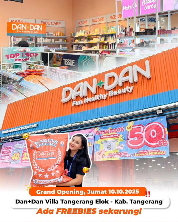 Dan Dan buka toko baru lagi di Kabupaten Tangerang Warga sekitar Villa Tangerang Elok, merapat yukkk, banyak hadiah langs...