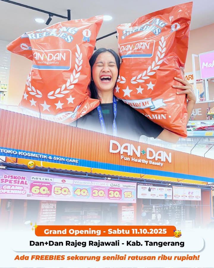 Freebies sekarung di Grand Opening Dan Dan udah nungguin nih Yuk ikut seru seruan bareng di Dan Dan Rajeg Rajawali, Kabupat...