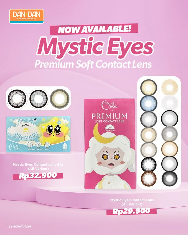 Look clearer, feel prettier Sekarang di Dan Dan udah tersedia softlens untuk lengkapi tampilan cantikmu AyokeDanDan DanDanIndonesia DanDanStore Look clearer, feel prettier Sekarang di Dan Dan udah tersedia softlens untuk lengkapi tampilan cantikmu AyokeDan...