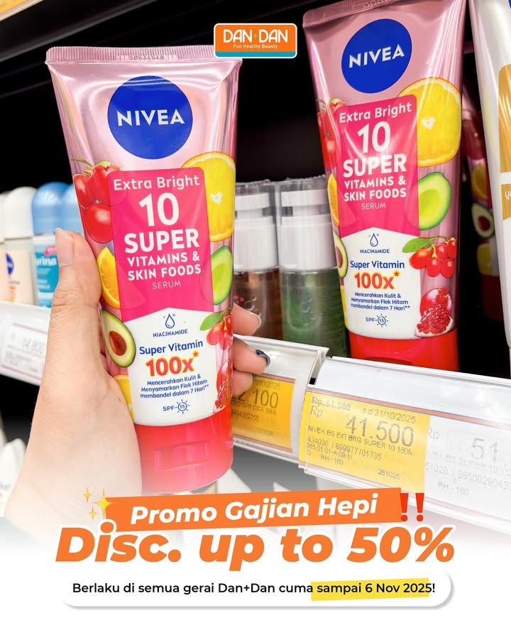 Tanggal muda, uang masih banyak sisanya Sini mampir ke Dan Dan, ada promo Gajian Hepi sampai 50 Mau skincare, mak...
