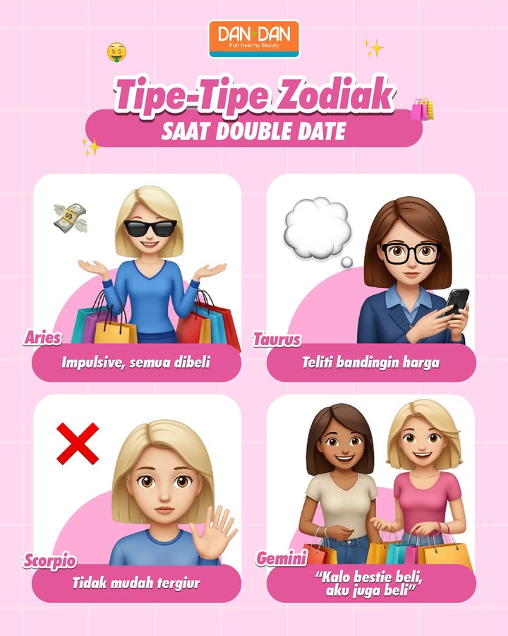 Kamu tim mana nih Aries yang impulsif atau Taurus yang wajib bandingin harga dulu AyokeDanDan