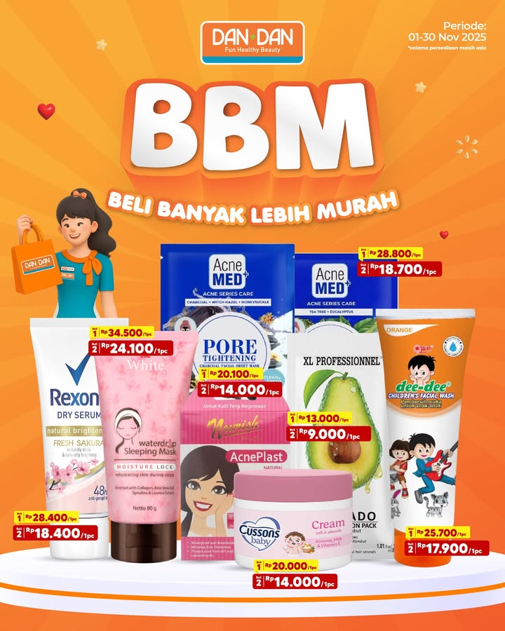  BBM Beli Banyak Lebih Murah Beli satu Hematnya oke Beli dua Hematnya gileeeee Mampir ke Dan Dan terdeka...