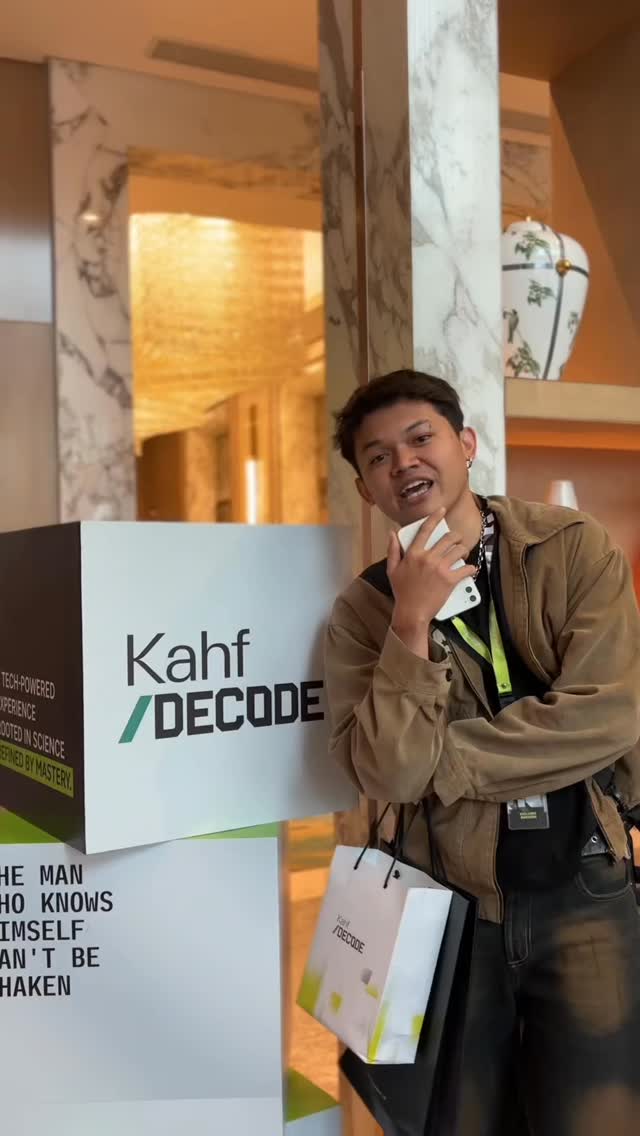 Happy to be part of kahfeveryday DECODE Kemarin Dan Dan undang 2 barber buat ikutan acara Kahf Decode